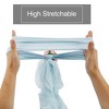Unique Bargains Flower Chair Belt Stretch Chair Sashes 13.78"x5.91" Sky Blue 2 Pcs - 4 of 4
