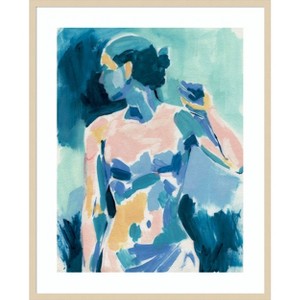 Amanti Art Loose Expressive Figure II by Victoria Barnes Wood Framed Wall Art Print - 1 of 4