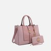 MKF Collection Yola Women’s Satchel Vegan Leather Bag and Wallet by Mia K- 2PCS Set - 2 of 4