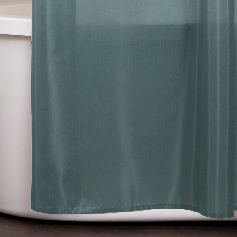 Cocoa Flower Shower Curtain Blue - Lush D&#233;cor, 5 of 11