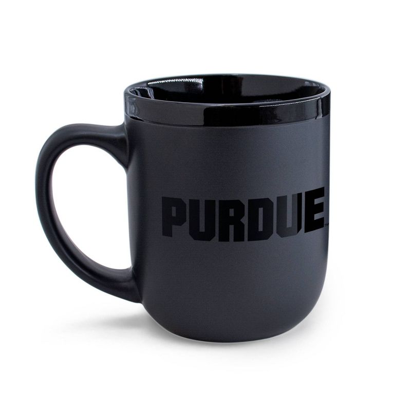 NCAA Purdue Boilermakers 12oz Ceramic Coffee Mug - Black, 2 of 4