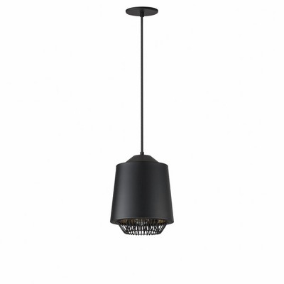 ET2 Lighting Phoenix 1 - Light Pendant in  Black/Gold