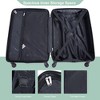 Whisen 4-Piece Set(16/20/24/28 in.) Luggage Sets ABS Lightweight Suitcase with TSA Lock and Rotating Wheels - 3 of 4