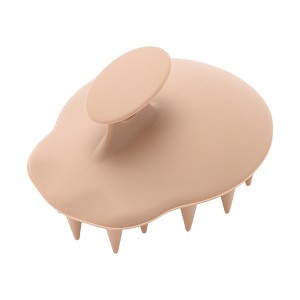 Unique Bargains Gourds Shape Hair Shampoo Brush 3.74"x3.15"x2.32" 1 Pc - 1 of 4
