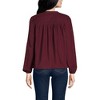 Lands' End Women's Pinwale Cord Smocked Popover Shirt - 2 of 3