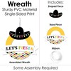 Big Dot of Happiness Let's Fiesta - Outdoor Fiesta Decor - Front Door Wreath - 3 of 4