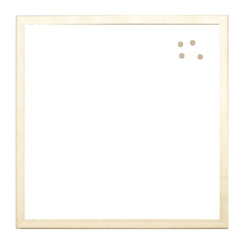 24 X 24 Blank Background Magnet Board Gold/white - Petal Lane : Target