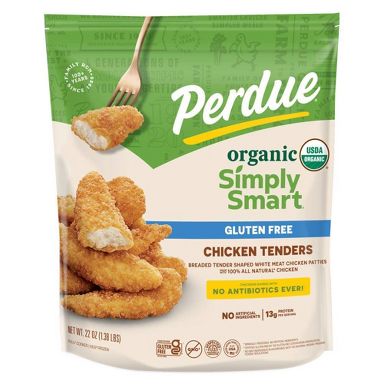 Perdue Simply Smart Organics Gluten Free Breaded Chicken Breast Tenders - Frozen - 22oz