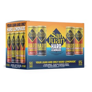 San Juan Seltzer Hard Lemonade Variety - 12pk/12 fl oz Cans - 1 of 4