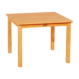 ECR4Kids 30in Square Hardwood Table with 22in Legs - 1 of 4