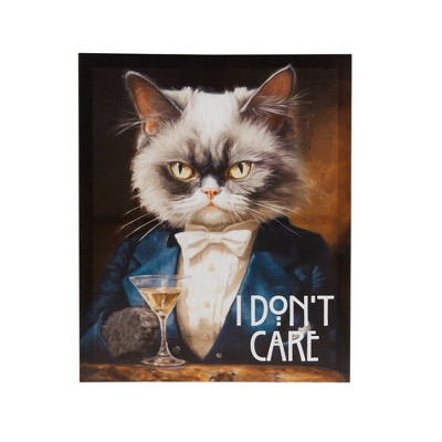Madison Park 14"x17" Grumpy Cat Print Canvas Delightful Wall Decor Art