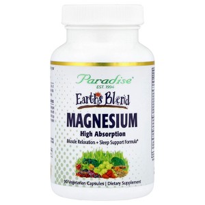 Paradise Herbs Earth's Blend, Magnesium, 90 Vegetarian Capsules - 1 of 4
