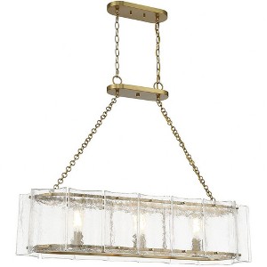 Savoy House Genry 3 - Light Chandelier in  Warm Brass - 1 of 3