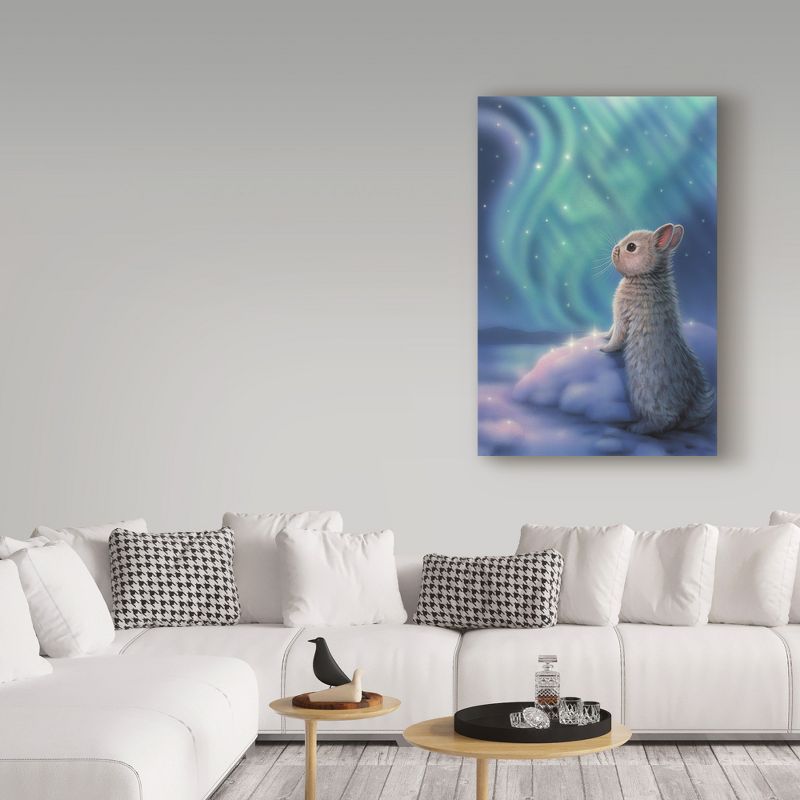 Trademark Fine Art -Kirk Reinert 'Aurora Bunny' Canvas Art, 3 of 4