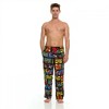 Mens DC Justice League Holiday Pannels Sleep Pants - 2 of 4