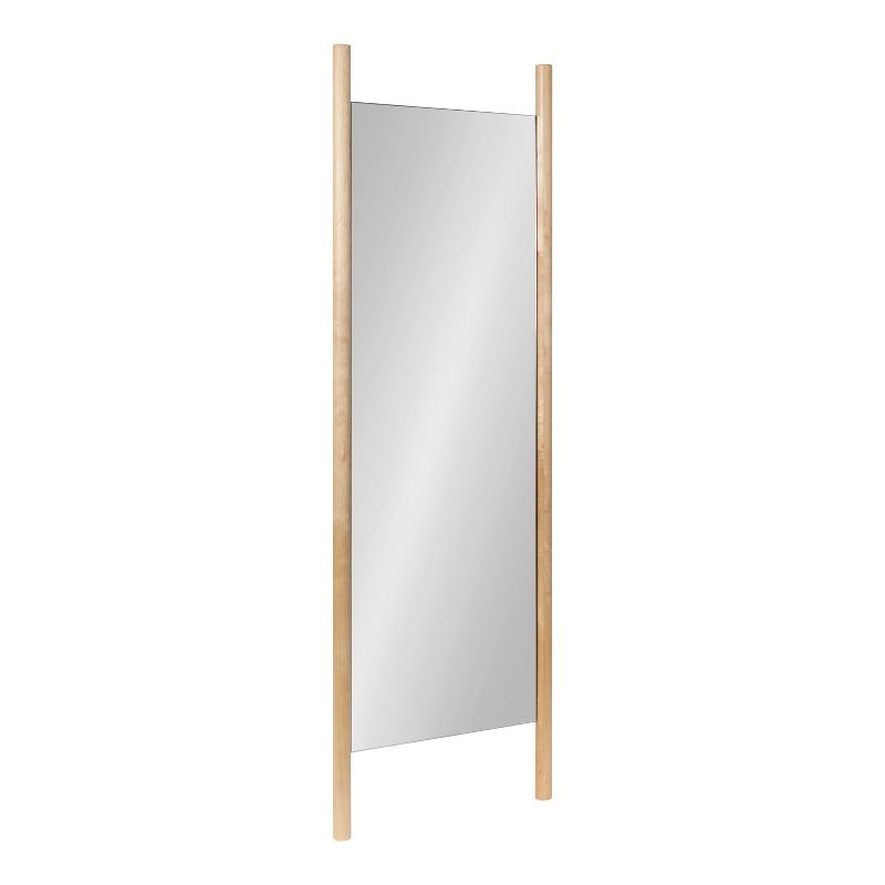 Kate and Laurel Findlay Rectangle Wood Full Length Mirror, 21x67, Natural, 1 of 8