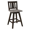 NicBex Dining Chairs Set of 2 Counter Height Chairs 360-degree Swivel Chair Solid Rubberwood for Kitchen - 3 of 4