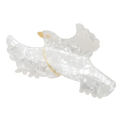 Unique Bargains Cartoon Pigeon Hair Clips White 1 Pc