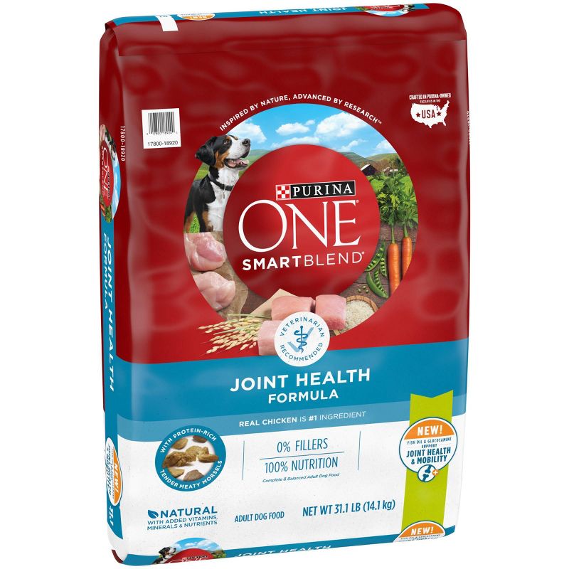Purina ONE +Plus Joint Health Natural Chicken Flavor Dry Dog Food - 31.1lbs, 5 of 10