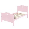 Whisen Morden Design Twin Size Wood Platform Bed with Headboard and Footboard - 4 of 4