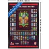 Trends International NFL League - Super Bowl LIX Ticket Collage Framed Wall Poster Prints - 3 of 4