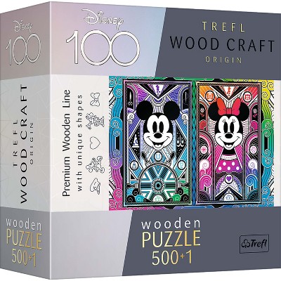 Trefl Wood Craft 500 +1 Piece Wooden Puzzle - Disney's Mickey