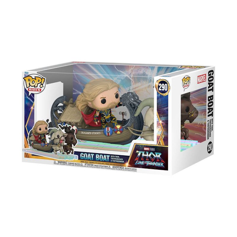 Funko POP! Rides: Thor Love &#38; Thunder - Goat Boat with Thor, Toothgnasher &#38; Toothgrinder, 2 of 4
