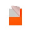 JAM Paper Shipping Labels Half Page 5 1/2" x 8 1/2" Neon Red 2 Labels/Sheet 25 Sheets/Pack - 3 of 4