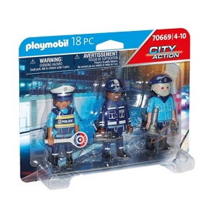 Playmobil  City Action Police Figure Set 70669 playset 18pc - 1 of 1