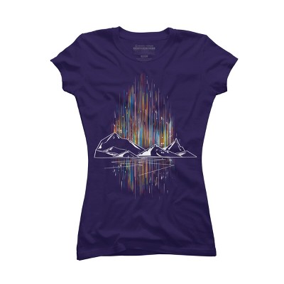 Junior's Design By Humans aurora By kharmazero T-Shirt