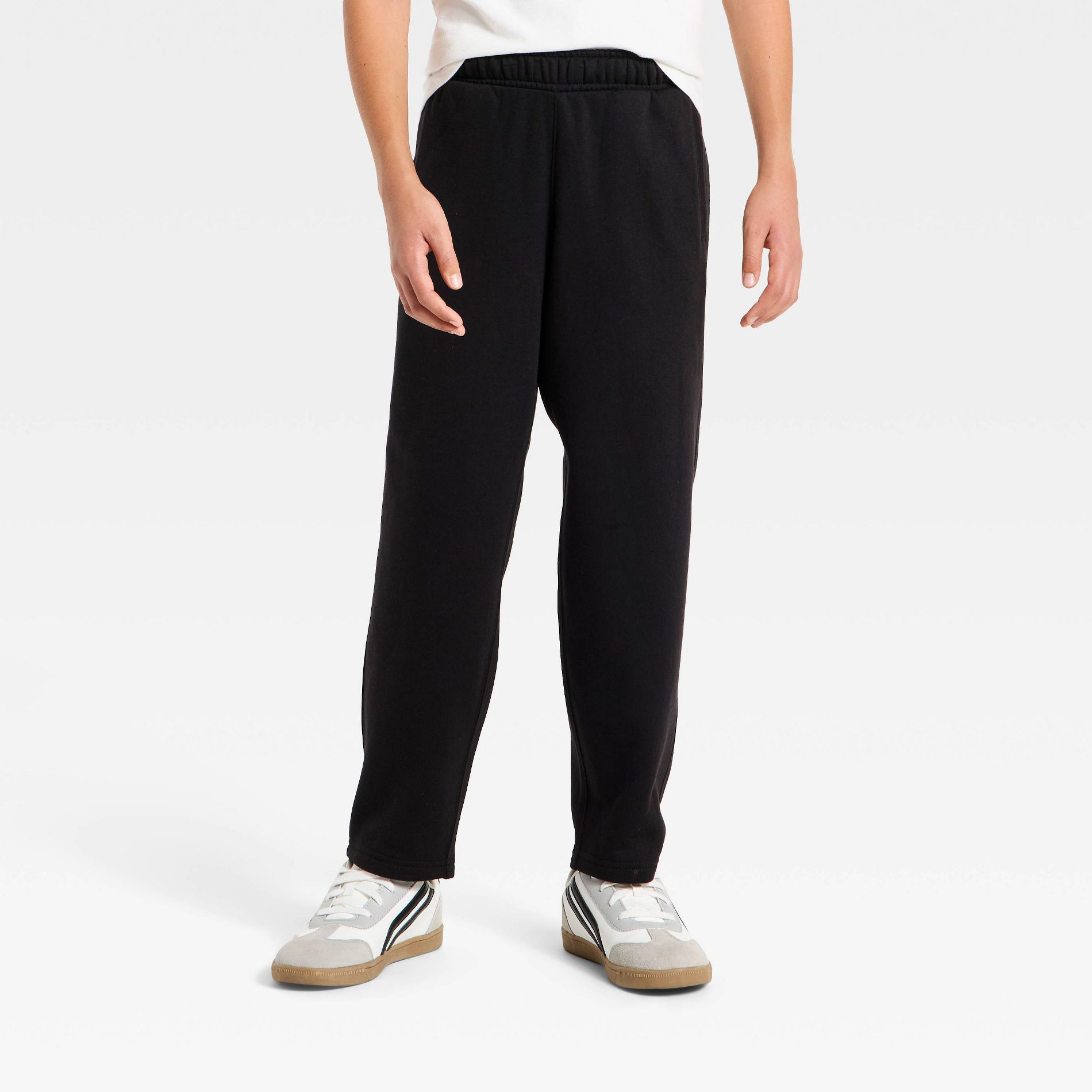 Boys' Fleece Tapered Leg Pull-On Pants - art class™