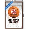 Trends International NBA Atlanta Hawks - Drip Basketball 21 Framed Wall Poster Prints - 3 of 4