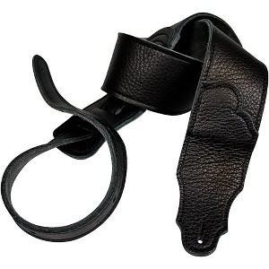 Franklin Strap 2.5" Original Black Glove Leather Guitar Strap - 1 of 1