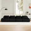 Racxily Modern L-Shaped Modular Sectional Sofa for Living Room, Oversized Couch, Boneless sofa, Movable Ottoman, Buckle connection, Anti-slip Design - 3 of 4