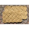 Entryways 24"x36" Large Knot-ical Handwoven Rectangular Indoor/Outdoor Doormat Brown - 3 of 4