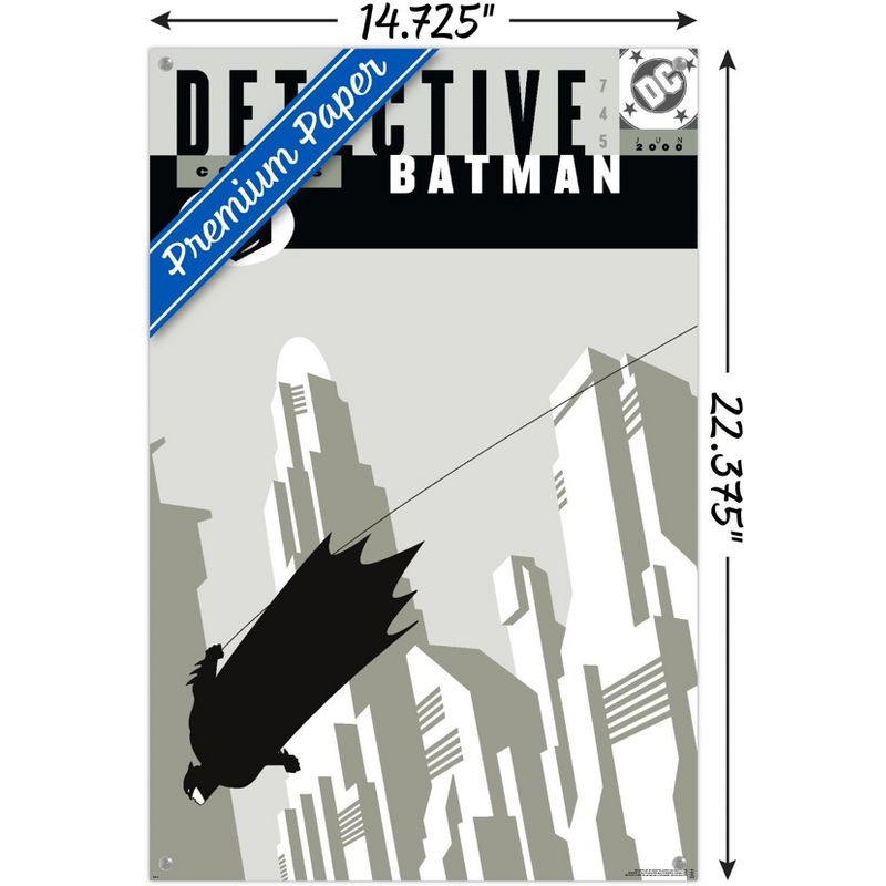 Trends International DC Comics Batman - Art Deco Skyline Unframed Wall Poster Prints, 3 of 7