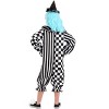 HalloweenCostumes.com Kid's Giddy Gothic Clown Halloween Costume | Girl's' Clown Jumpsuit - 2 of 4