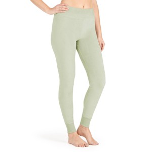 Wander by Hottotties Women's Velour Leggings - Seagrass - 1 of 2