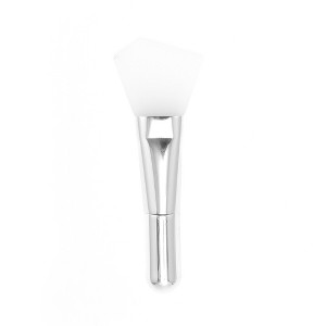 Unique Bargains Portable Facial Mask Brush Silver Tone 1 Pc - 1 of 4
