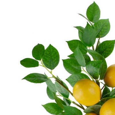 Northlight 20inch Artificial Potted Mini Lemon Tree Target