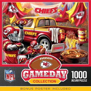 MasterPieces NFL Kansas City Chiefs 1000 Piece Jigsaw Puzzle - Gameday Tailgate Edition - 1 of 4