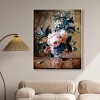 Art Remedy Jan van Huysum - A Delft Vase with Flowers Vintage Classic Roses Wall Art Framed - 2 of 4