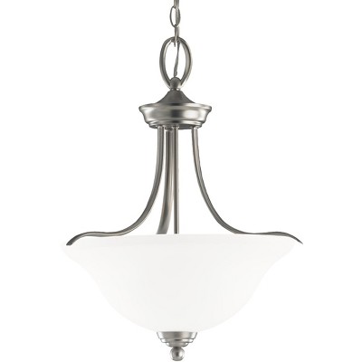 Sea Gull Lighting Wheaton 3-Light 17" Brushed Nickel Transitional Pendant