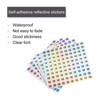 Unique Bargains Office Home Warehouse Self-Adhesive Reflective Sticker 10 Sheets - 3 of 4