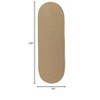 Colonial Mills Boca Raton - Cuban Sand 2 Ft x10 Ft Runner (Oval) Rug Indoor/Outdoor 100% Polypropylene - 2 of 4
