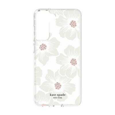 Kate Spade New York Samsung Galaxy S21 Fe 5g Defensive Hardshell Case -  Hollyhock Floral With Stones : Target