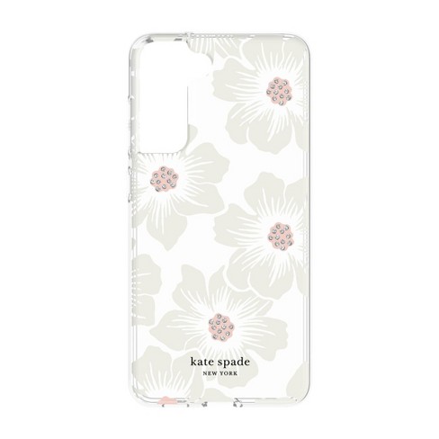Kate Spade New York Samsung Galaxy S21 Fe 5g Defensive Hardshell Case -  Hollyhock Floral With Stones : Target