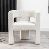 KINWELL 28" Wide Boucle Upholstered Square Armchair - 2 of 4