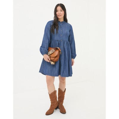 FatFace Women's Corrie Denim Dress