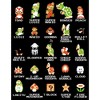 Girl's Nintendo Super Mario Bros Character Guide Crop T-Shirt - image 2 of 3